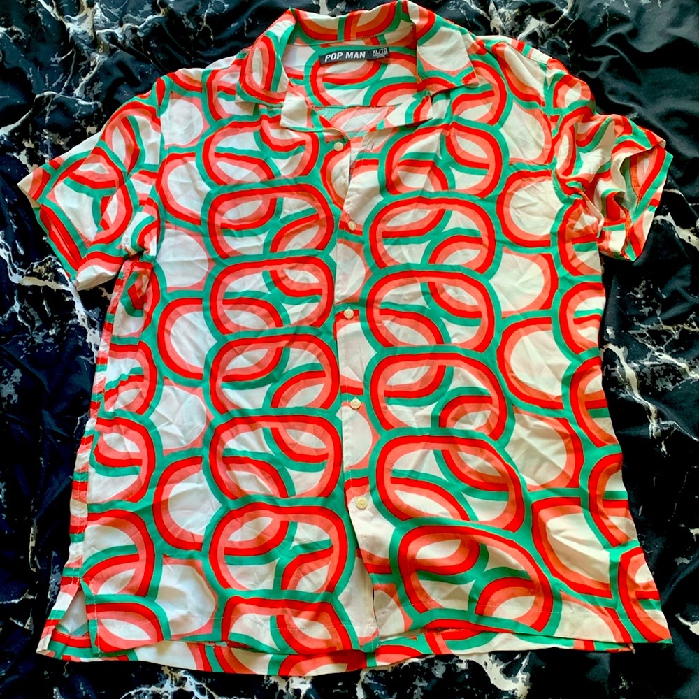 TOPMAN XL watermelon shirt